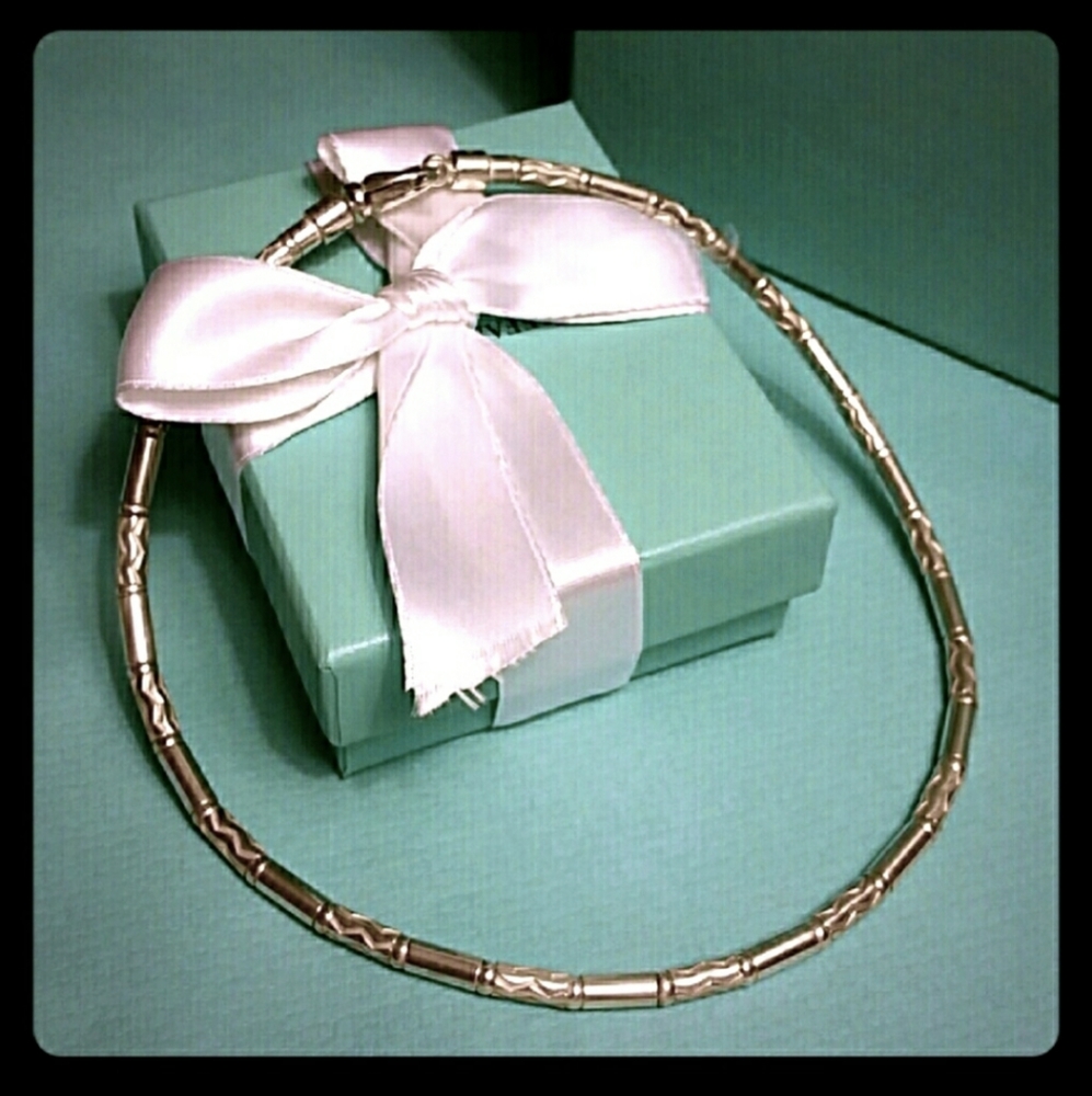 Tiffany & Co. Retired Etched Necklace